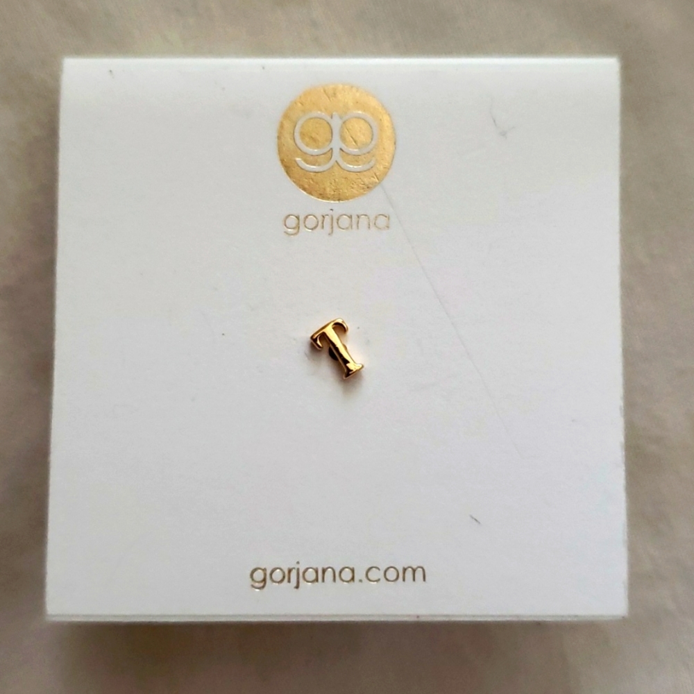 Gorjana Initial Stud Earring - "T"
